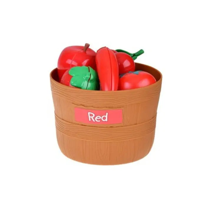 Piese verzi Lean Toys care se pot desface, pentru joc de tăiere și potrivire.