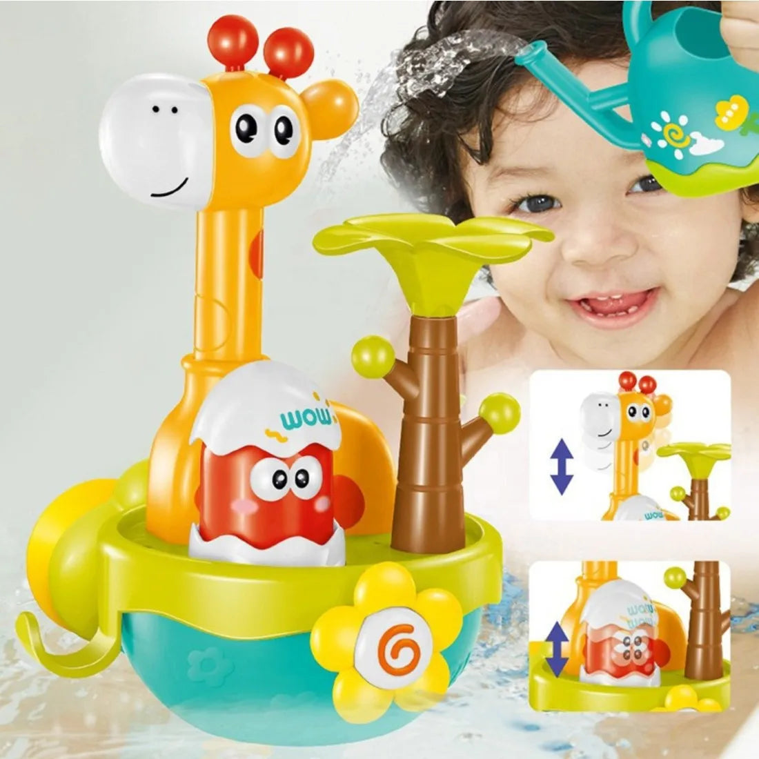 Girafă Woopie pentru joacă senzorială în baie